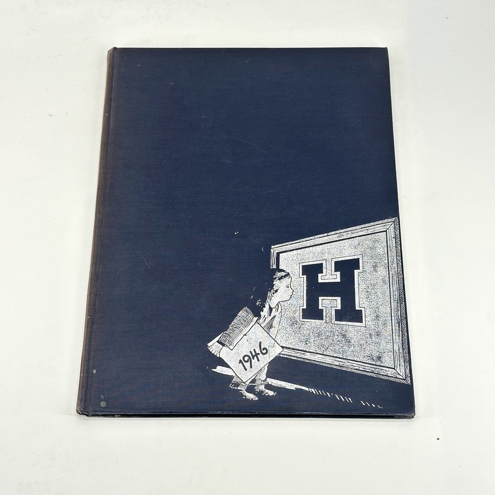 Huntington High School‎ Yearbook 1946 The Huntingtonian Vintage NY New York 40's